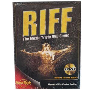 "Riff: The Music Trivia DVD Game" 2005 Hard Rock. New. Sealed. Made in USA